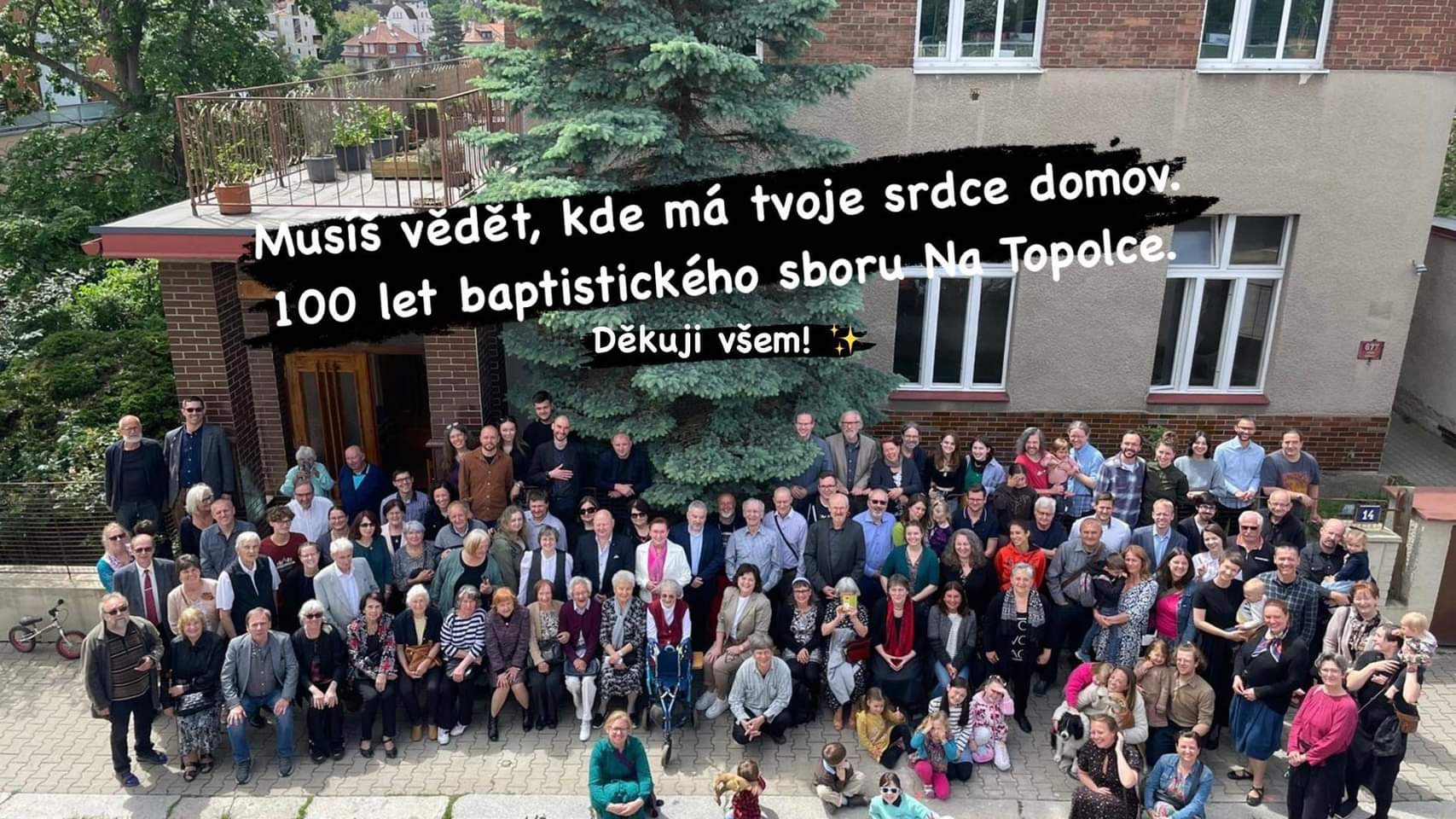 100 let topolky - společné foto